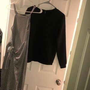 Merokeety Midi Dress/ Ann Taylor Blouse